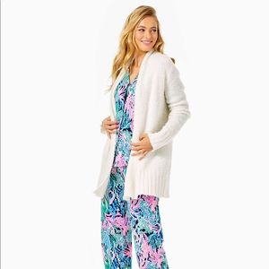 NWT Lilly Pulitzer Basia Cardigan in Coconut